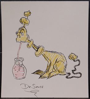 Dr. Seuss, Manner of: Yink Drinking Pink Ink