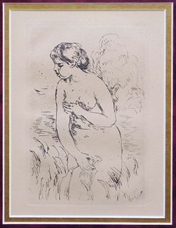 Pierre-Auguste Renoir:  Baigneuse Debout