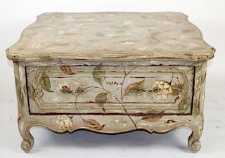 French Provincial distressed coffee table