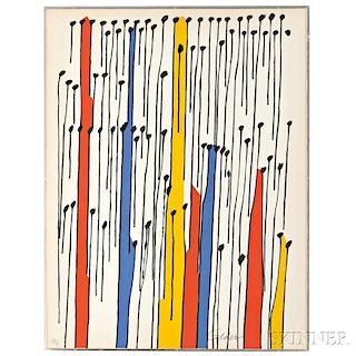 Alexander Calder (American, 1898-1976) Lithograph      Untitled