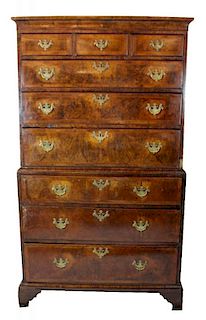 Period Georgian chest on chest