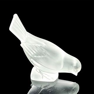 Vintage Lalique Crystal Bird Paperweight