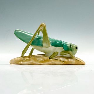 Herend Porcelain Figurine, Grasshopper