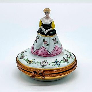 Limoges Porcelain Pretty Lady Box