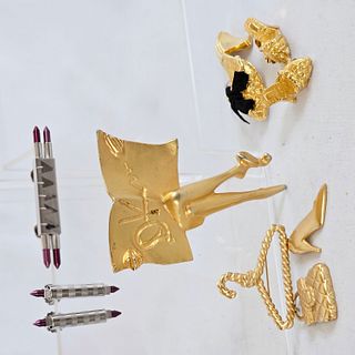 Collection of Vintage Figural Pins and Earrings