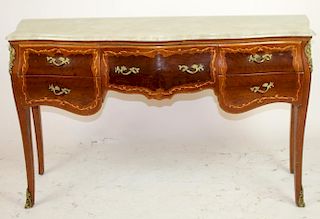 Italian inalid onyx top console