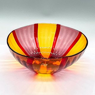 Murano Glass Adriano Dalla Valentina Decorative Bowl