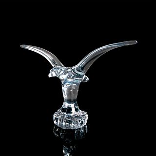 Vintage Daum French Crystal Eagle Sculpture