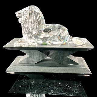 Swarovski Crystal Figurine, Lion Annual Edition with Base