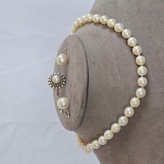 Cultured Pearl, 14k, 10k Gold Jewelry Suite