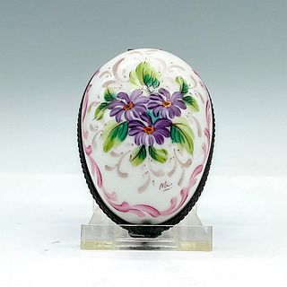 Limoges Hand Painted Porcelain Egg Box