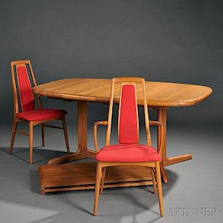 Ansagor Mobler Dining Table and Koefoeds Dining Chairs