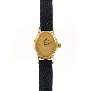 Womens 14K Omega Wristwatch