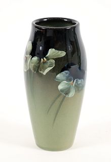 Rookwood Constance Baker Pansy Vase 1904