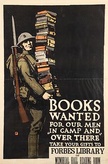Charles Buckles Falls Books Wanted Forbes Library Poster
