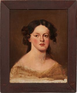 19th c. Portrait of a Young Woman