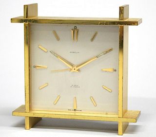 Swiss Gubelin 15-Jewel Alarm Clock