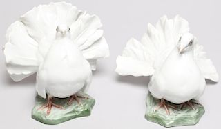 Pair of Signed Rosenthal Courting Doves Figurines