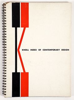 Knoll Index of Contemporary Design Catalog 1954