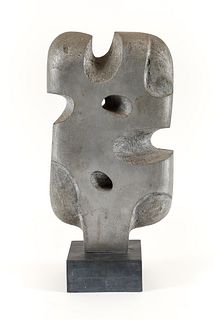 Henry Bursztynowicz cast aluminum Untitled Figure