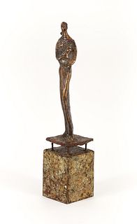 Virgil Cantini 1950s bronze figure Mother and Child