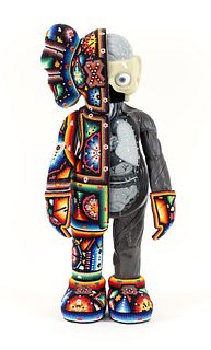 CHROMA Beaded Sculpture Dissected Man Gray 2023