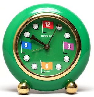 Tiffany & Co. Golf-Themed Alarm Clock