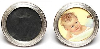 Pair of Web Silver Co. Sterling Picture Frames