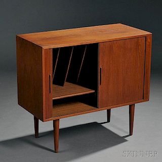 Scandinavian Design Record Cabinet