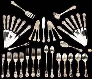 73 Pcs. Wallace Irving Sterling Silver Flatware