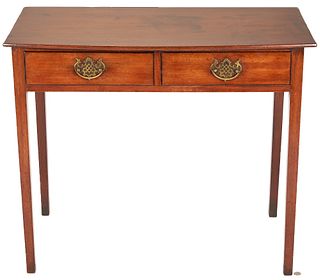 English Two Drawer Desk or Writing Table