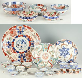 Group of 31 pcs. Assorted Asian Imari Porcelain, Chinese & Japanese