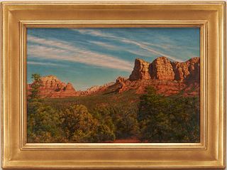 Tom Murray O/C, Photo Realism Western Landscape Painting, The Guardians
