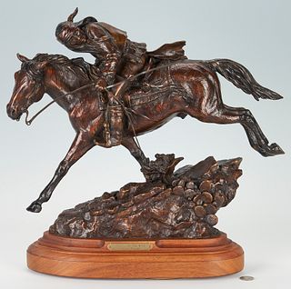 Susan Kliewer Bronze Sculpture, "Elusive as the Wind"