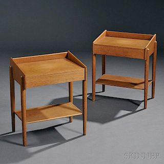 Pair of Soberg Mobler End Tables