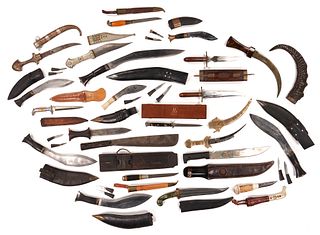 21 Asst. European, Central American, & Middle Eastern Knives
