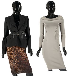 3 Tom Ford Garments, incl. Leopard Print Skirt
