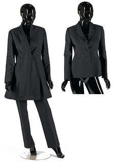 3 Dior Black Wool Garments, incl. Montaigne Jacket