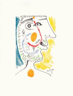 After Pablo Picasso- Lithograph "Le Gout du Bonheur 09"