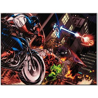 Marvel Comics "Avengers: X-Sanction #1" Numbered Limited Edition Giclee on Canvas by Ed McGuinness with COA.