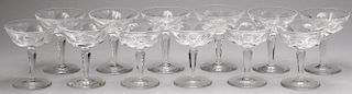 12 Waterford "Sheila" Crystal Champagne Coupes