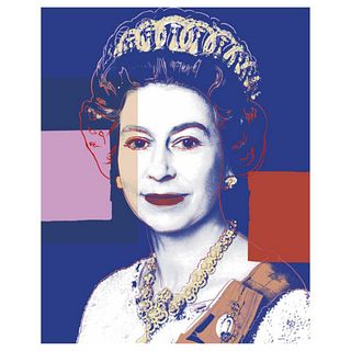 Andy Warhol "Queen Elizabeth II of the United Kingdom 337" Limited Edition Silk Screen Print from Sunday B Morning.