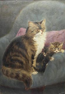Charles H. Branscombe (England fl. 1887-1899)-Cats