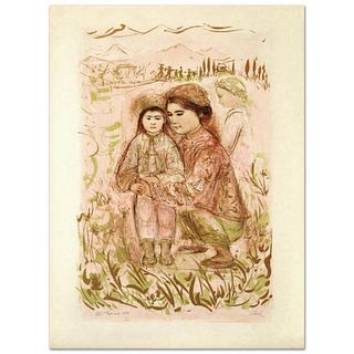 Mrs. Hsu Limited Edition Lithograph by Edna Hibel (1917-2014), Numbered and Hand Signed with Certificate of Authenticity.