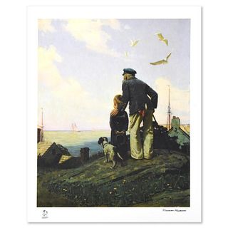 Norman Rockwell (1894-1978), "Outward Bound" Limited Edition Offset Lithograph, Numbered and Plate Signed with Letter of Authenticity