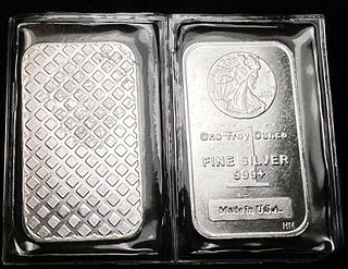 (2) Highland Mint American Eagle Design 1 ozt .999 Silver 