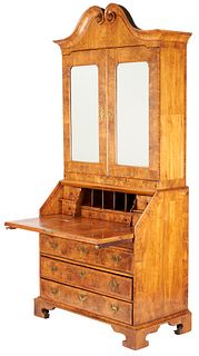 George II Style Secretary-Bookcase