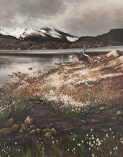 Morten Solberg b. 1935 | High Sierra (Elk)