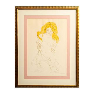 Color Lithograph, Nude Figure, Publisher's Proof & Signed