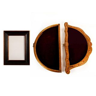 3pc Wooden Display Boxes and Frame